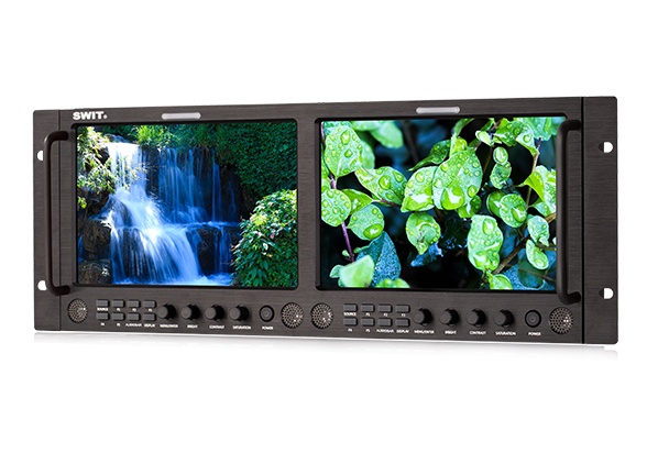 Dual 9-inch FHD Rack LCD Monitor-Rack Mount-SWIT Global Website