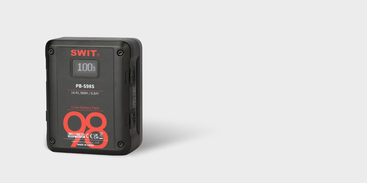 98Wh Multi-sockets Digital Battery Pack-V-mount-SWIT Global Website 98Wh Multi-sockets Digital Battery Pack-V-mount-SWIT Global Website